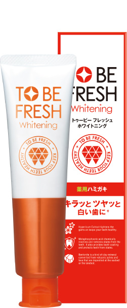 薬用ホワイトニング デンタルペースト｜トゥービーフレッシュ [TO BE FRESH] 公式